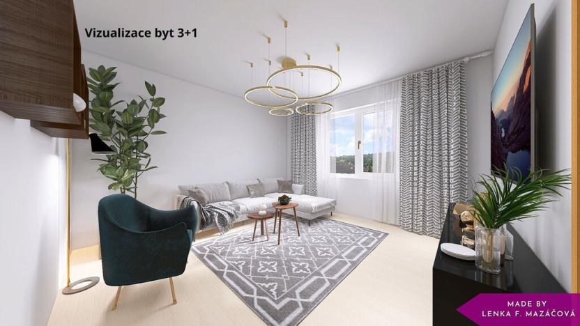 Prodej bytu 3+1, Uničov, Nerudova, 77 m2