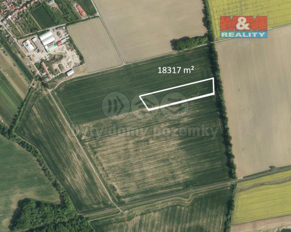 Prodej pole, Kroměříž - Bílany, 18317 m2