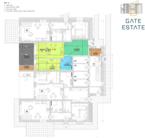 Prodej bytu 2+kk, Holešov, 54 m2