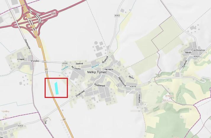 Prodej pole, Velký Týnec, 10955 m2