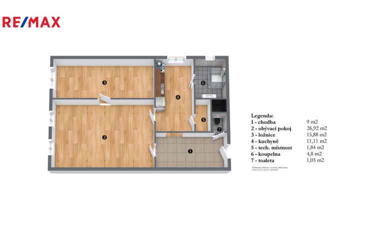 Prodej bytu 2+1, Hostinné, Náměstí, 70 m2