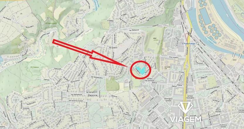 Prodej podílu pozemku, Praha - Dejvice, 305 m2