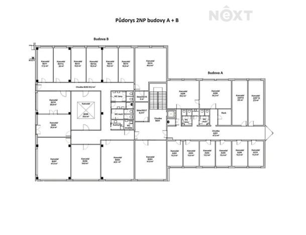 Pronájem kanceláře, Praha - Kunratice, Jana Růžičky, 42 m2
