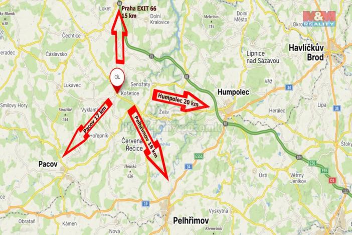 Prodej rodinného domu, Košetice, 5. května, 56 m2