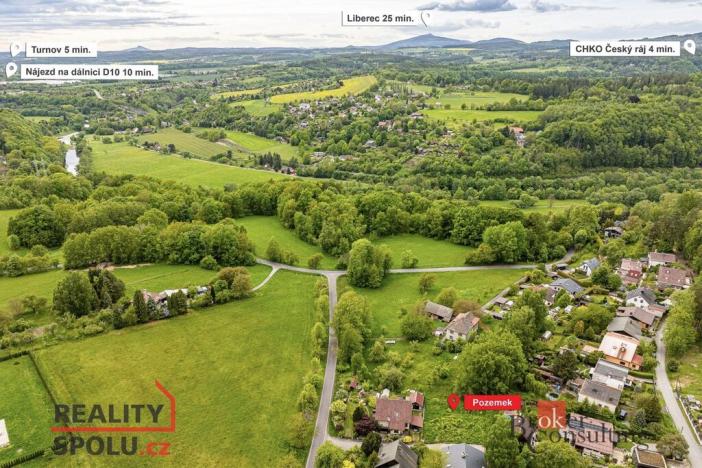 Prodej pozemku pro bydlení, Mírová pod Kozákovem - Rohliny, 673 m2