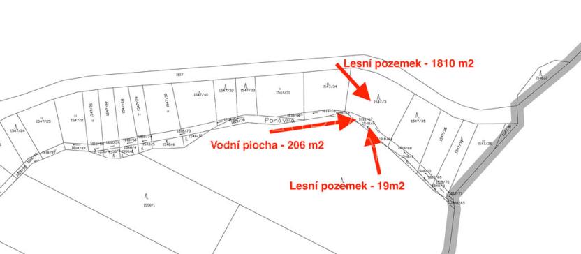 Prodej lesa, Lelekovice, 2035 m2
