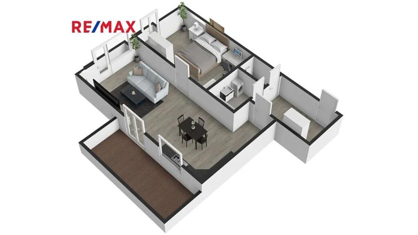 Prodej bytu 2+kk, Hradec Králové, Meruňková, 56 m2