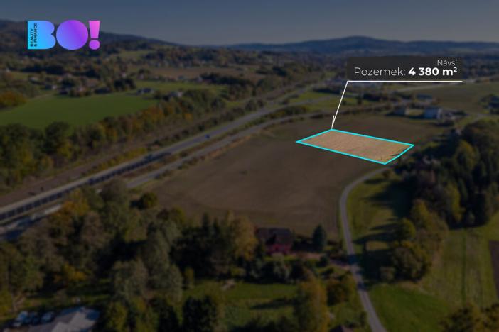 Prodej komerčního pozemku, Návsí, 4380 m2