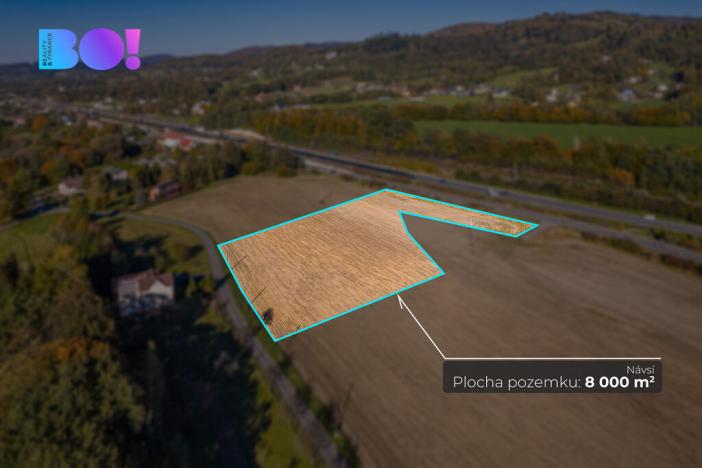 Prodej komerčního pozemku, Návsí, 8000 m2