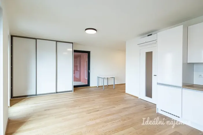 Pronájem bytu 1+kk, Praha - Žižkov, Basilejské náměstí, 42 m2
