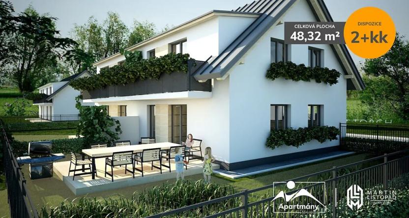 Prodej bytu 2+kk, Mikulovice, 41 m2