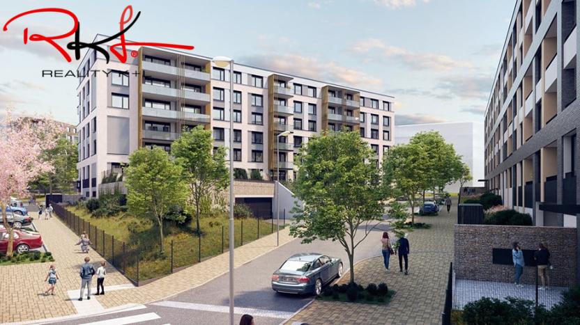 Prodej bytu 1+kk, Praha - Hlubočepy, náměstí Olgy Scheinpflugové, 39 m2