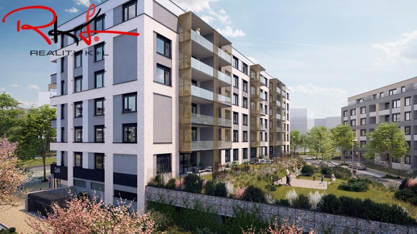 Prodej bytu 1+kk, Praha - Hlubočepy, náměstí Olgy Scheinpflugové, 39 m2