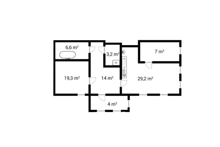 Prodej rodinného domu, Železný Brod, 83 m2