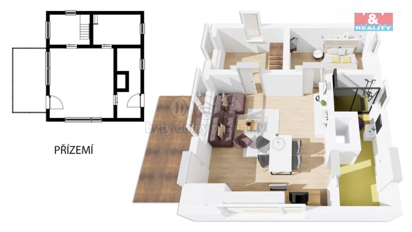 Prodej rodinného domu, Pertoltice - Dolní Pertoltice, 100 m2
