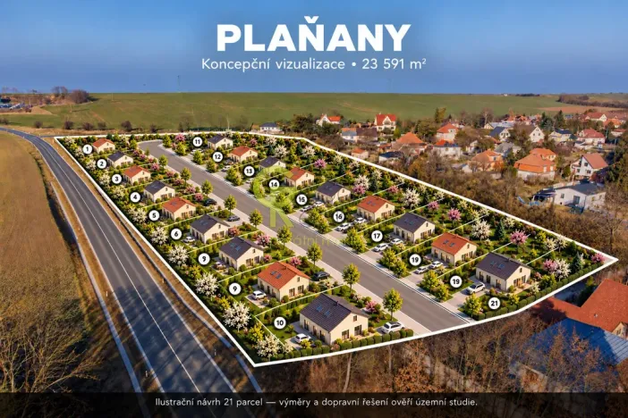 Prodej pozemku pro bydlení, Plaňany, Husova, 23591 m2