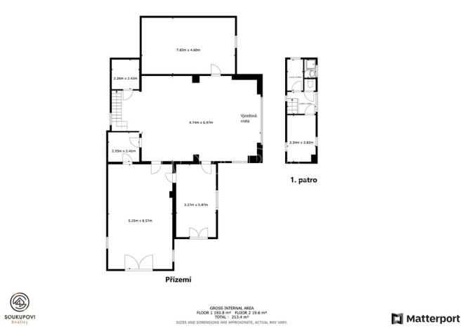 Prodej výrobních prostor, Bzová, 177 m2