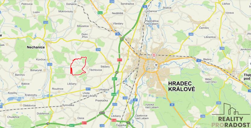 Prodej pozemku pro bydlení, Radíkovice, 1422 m2