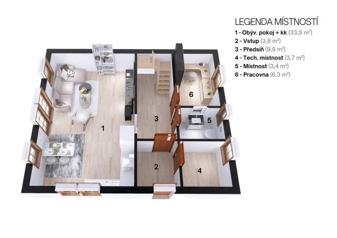 Prodej rodinného domu, Peřimov, 113 m2