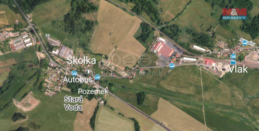 Prodej pozemku pro bydlení, Stará Voda, 2966 m2