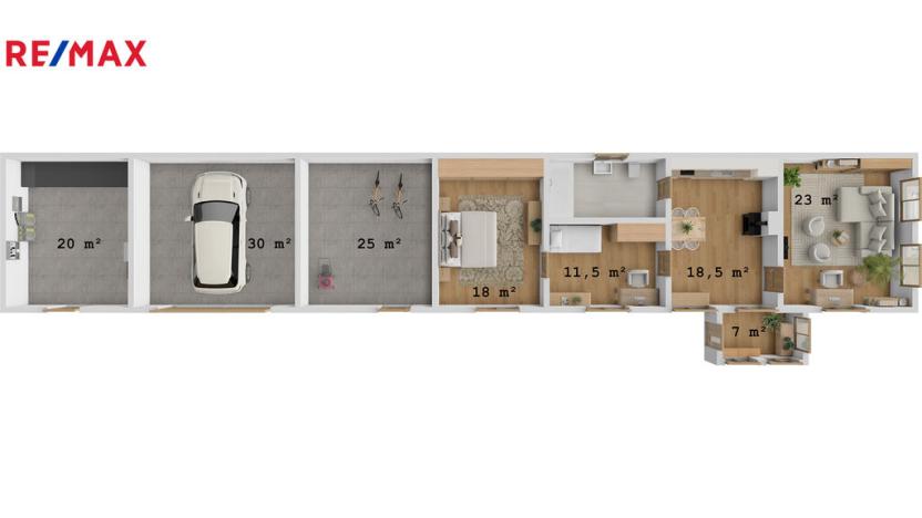 Prodej rodinného domu, Židovice, 86 m2