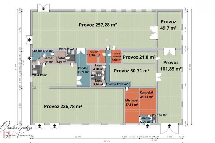 Prodej skladu, Shpola,Ukrajina, 877 m2