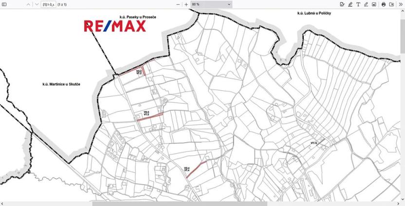 Prodej pozemku pro bydlení, Borová, 7429 m2