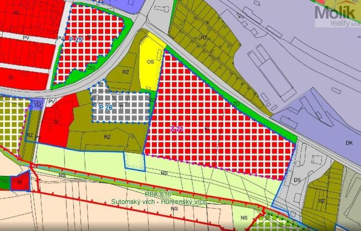 Prodej komerčního pozemku, Lovosice, Lukavecká, 17476 m2