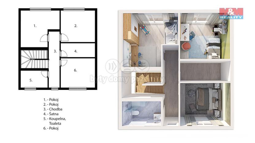Prodej rodinného domu, Mělník, Dobrovského, 132 m2