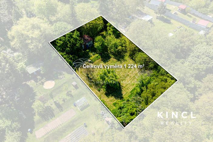 Prodej zahrady, Slaný, 1224 m2