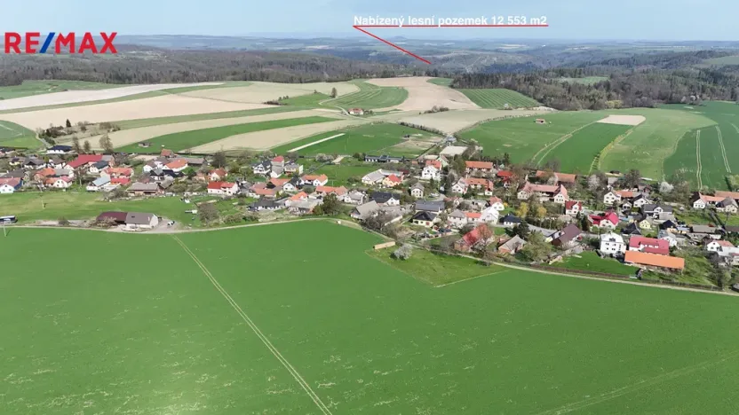 Prodej lesa, Spálov, 25088 m2