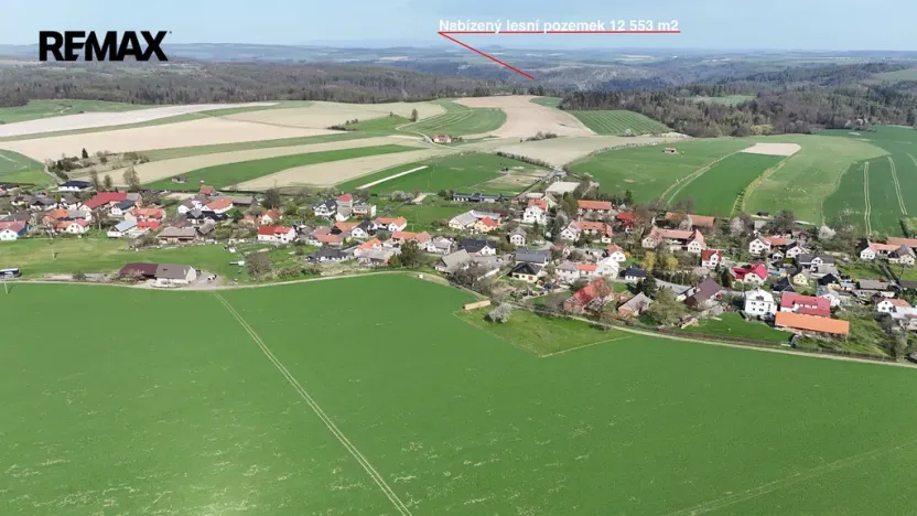 Prodej lesa, Spálov, 25088 m2