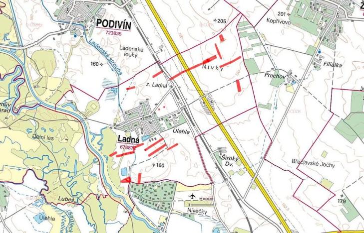 Prodej podílu pole, Ladná, 14110 m2