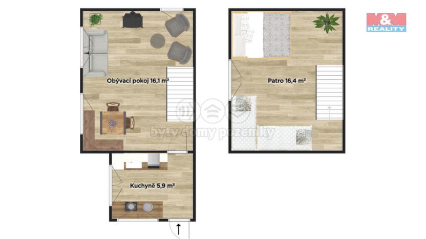 Prodej chaty, Kropáčova Vrutice - Střížovice, 38 m2