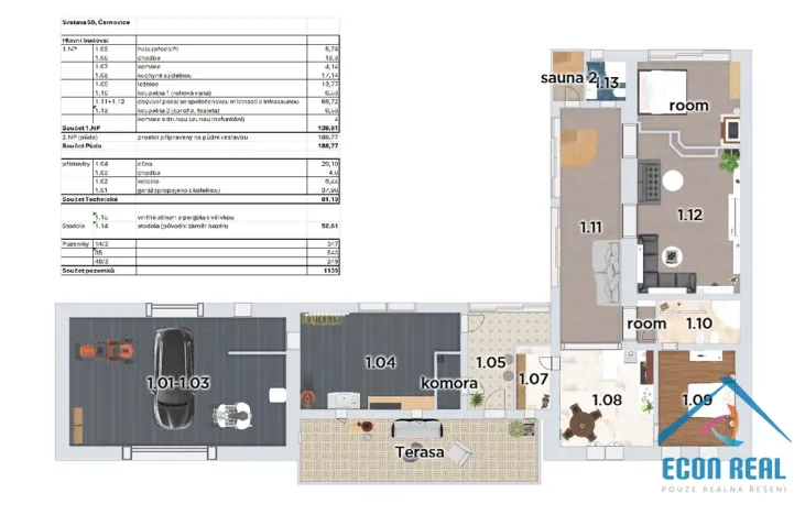 Prodej rodinného domu, Černovice - Svatava, 140 m2