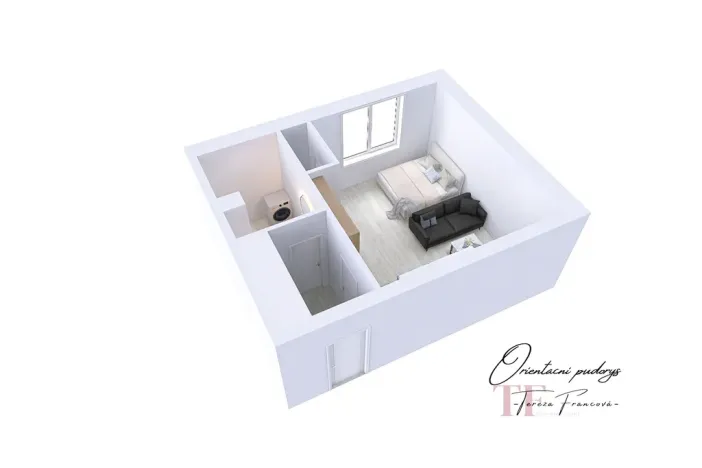 Pronájem bytu 1+kk, Prostějov, Krokova, 33 m2