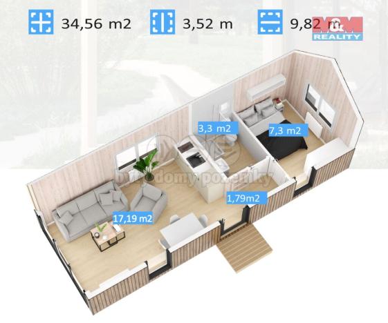 Prodej domu na klíč, Zdobnice, 35 m2