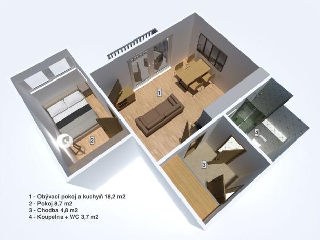 Prodej bytu 2+kk, Mladá Boleslav - Mladá Boleslav II, Svojsíkova, 36 m2