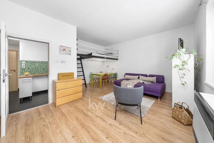 Prodej bytu 1+kk, Praha - Vršovice, Ukrajinská, 34 m2