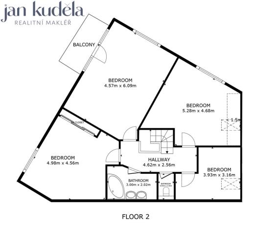 Prodej bytu 5+kk, Brno - Královo Pole, Božetěchova, 190 m2