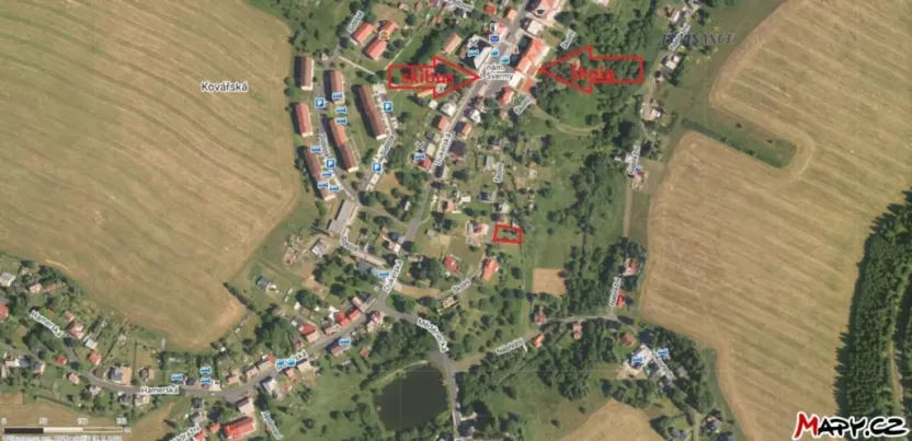 Prodej pozemku pro bydlení, Kovářská, Školní, 643 m2