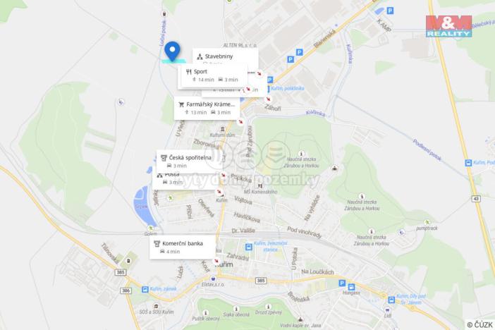 Prodej pole, Kuřim, 4185 m2