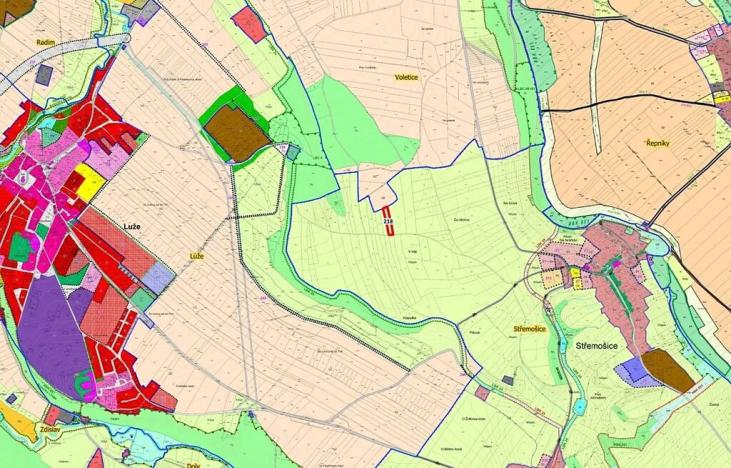 Prodej pole, Střemošice, 3348 m2