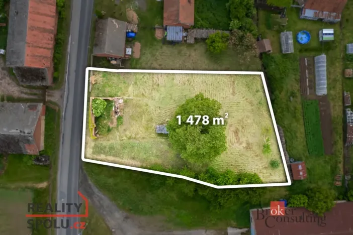 Prodej pozemku pro bydlení, Měník - Bydžovská Lhotka, 1478 m2