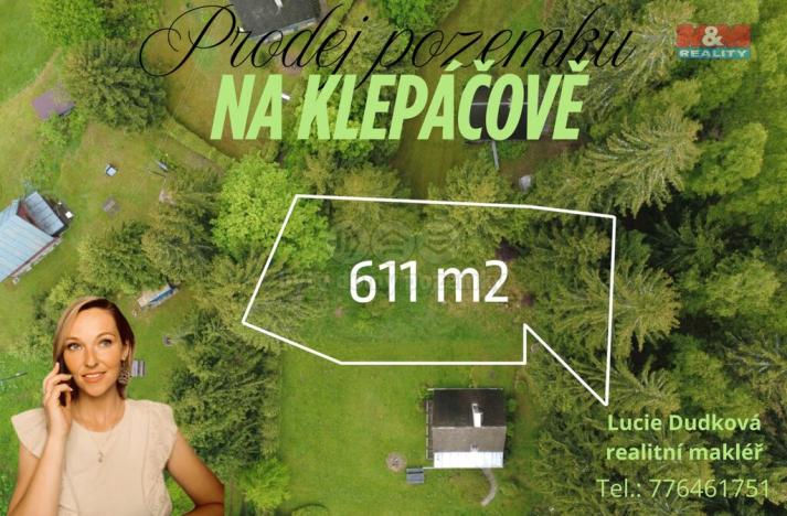 Prodej pozemku, Sobotín - Klepáčov, 611 m2
