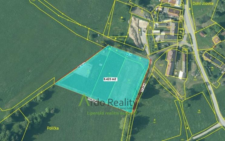 Prodej pozemku pro bydlení, Vyšší Brod - Dolní Jílovice, 6423 m2