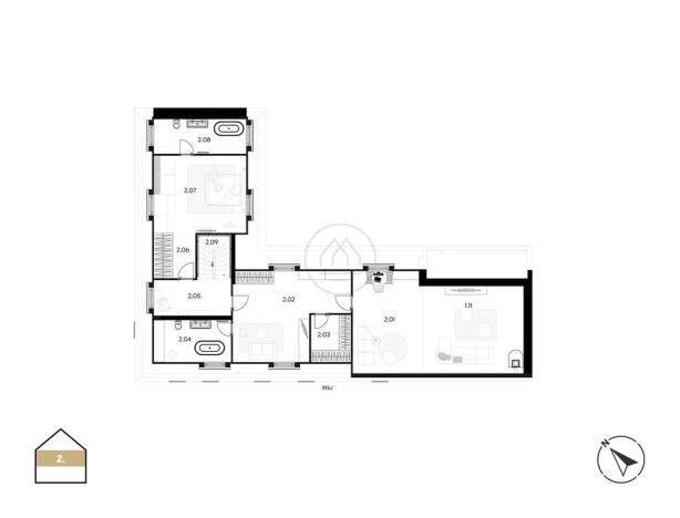 Prodej pozemku, Frymburk, 1488 m2