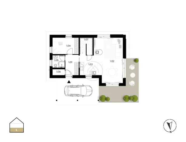 Prodej pozemku, Frymburk, 1128 m2