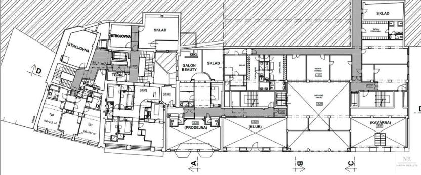 Pronájem obchodního prostoru, Karlovy Vary, Nová louka, 131 m2
