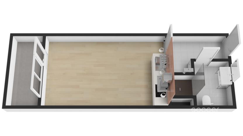 Prodej bytu 1+kk, Praha - Horní Měcholupy, Hornoměcholupská, 26 m2